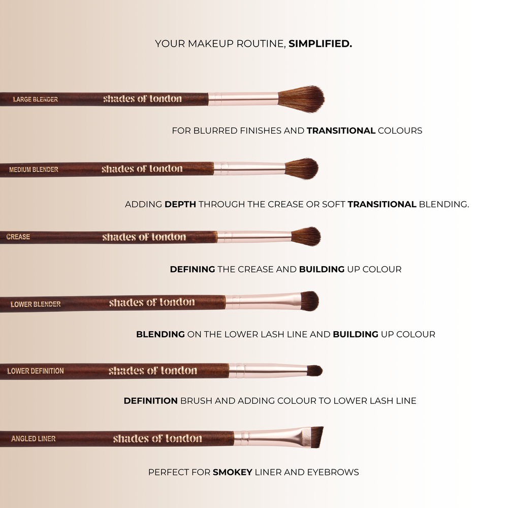 Essential 6-Piece Eyeshadow Brush Set